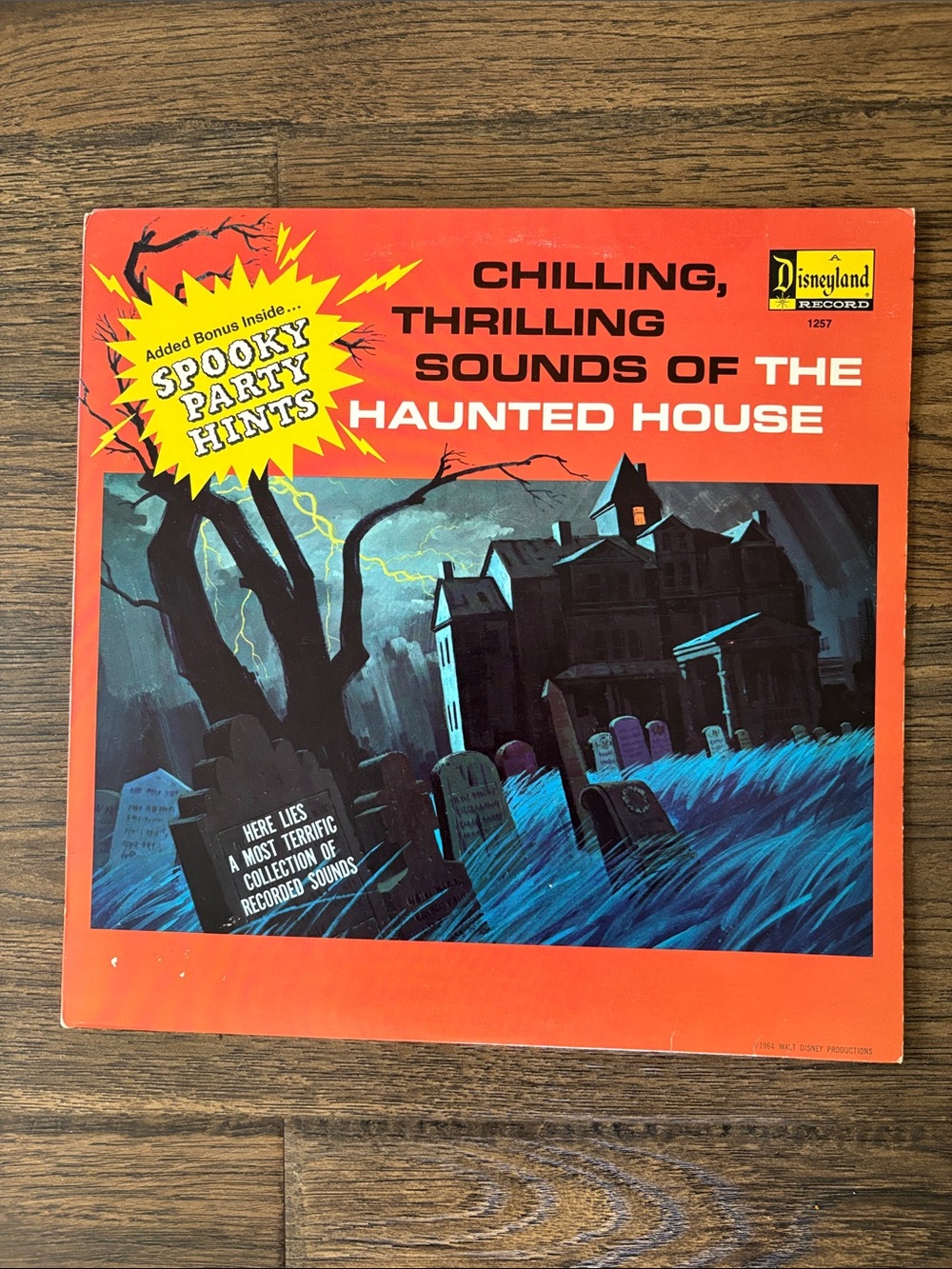 Disneyland Records Chilling, Thrilling Sounds of the Haunted House 1964/1973